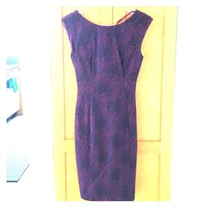 Purple and Navy lace dress by French Connection